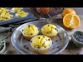 MUFFIN VEGANI con GOCCE DI CIOCCOLATO e ARANCIA