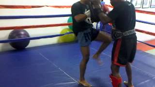 Jaral Bowman Kickboxing Training