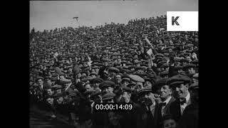 1920s UK, Football Fans, Working Class, 35mm