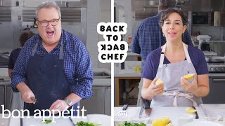 Eric Stonestreet Tries to Keep Up With a Professional Chef | Back-to-Back Chef |