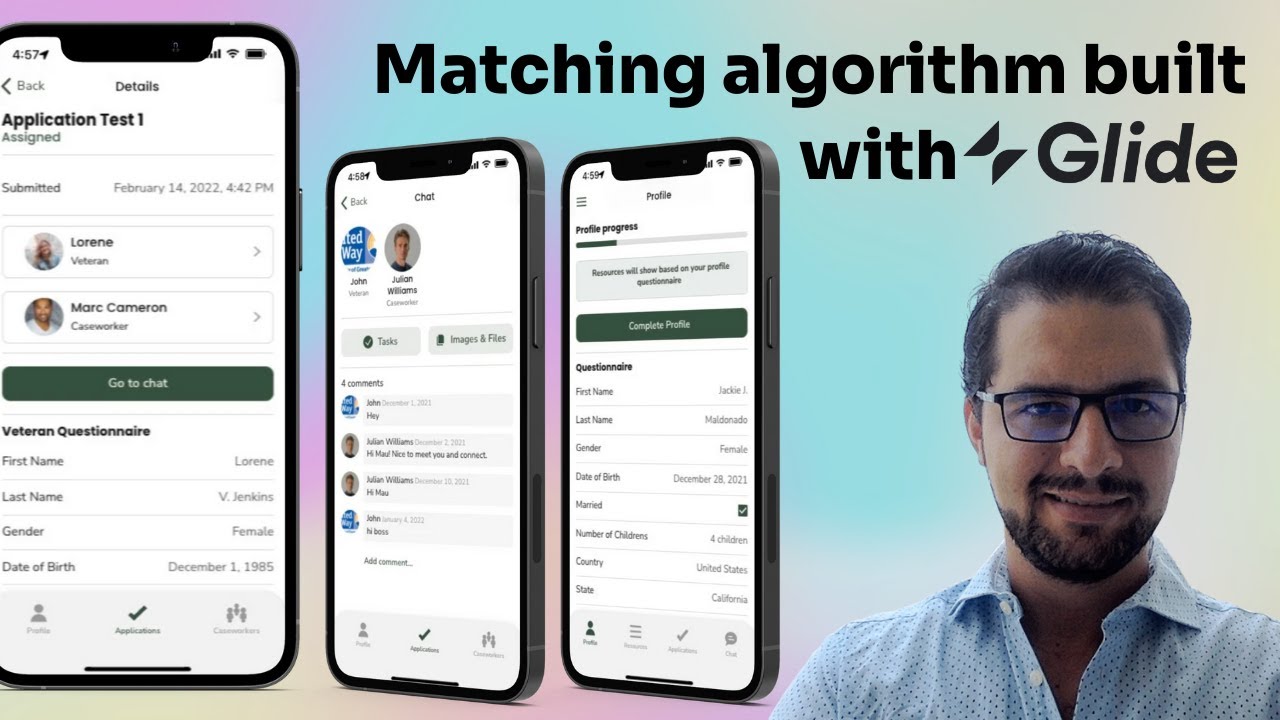Glide Apps Tutorial For Beginners 2022 No Code App Building Youtube
