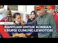 Wamensos Agus Jabo Priyono Kunjungi Pengungsi Korban Erupsi Gunung Lewotobi