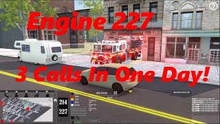 3 Calls In One Day - Engine 227 - Multiplayer EmergeNYC #1