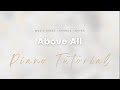 Above All by Lenny LeBlanc  - Key of A - Piano Tutorial - Music Sheet - Chords - Notes