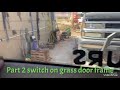 How to make Chevy Astro GMC Safari rear grass door opener  Parts 2 grass door frame switch