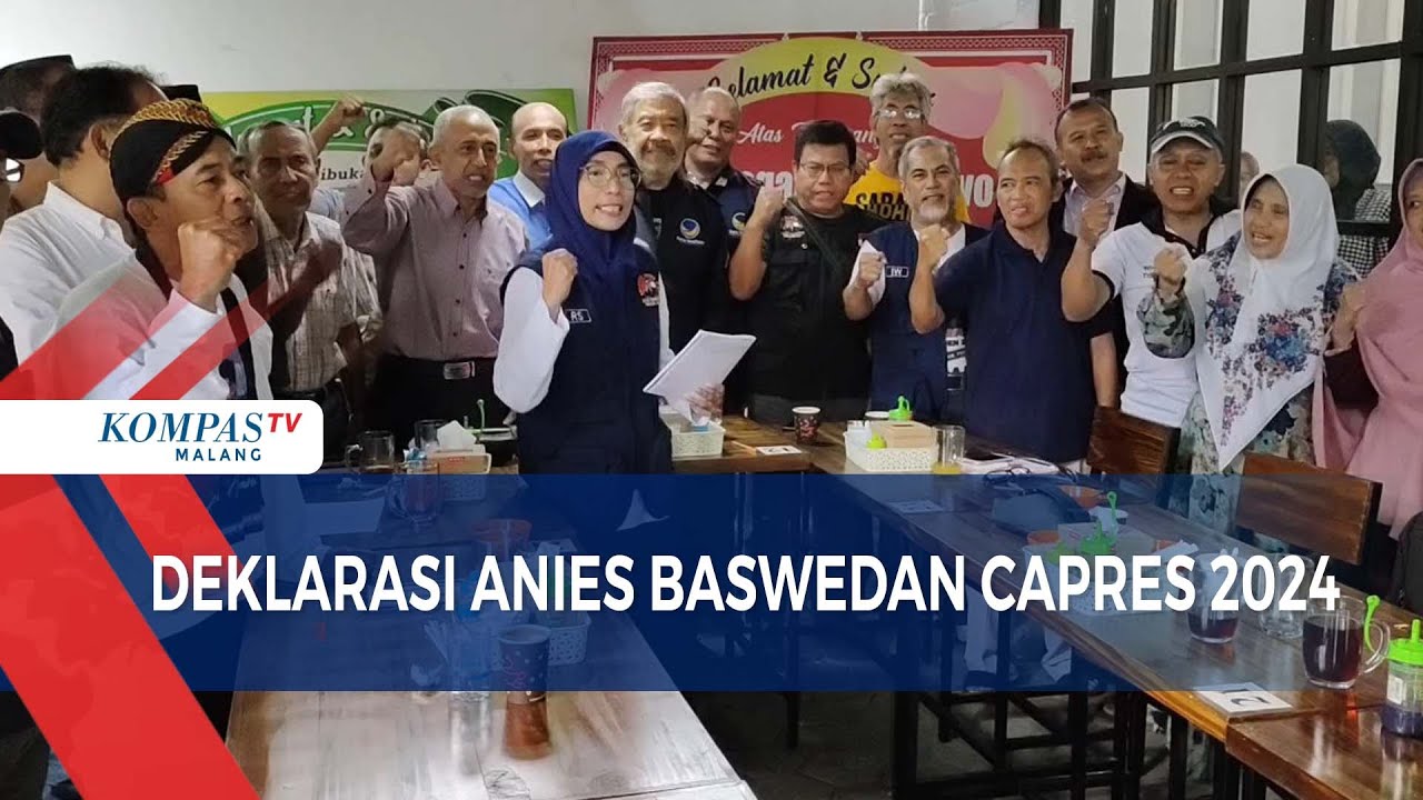 Relawan Di Malang Deklarasikan Anies Capres 2024 - YouTube