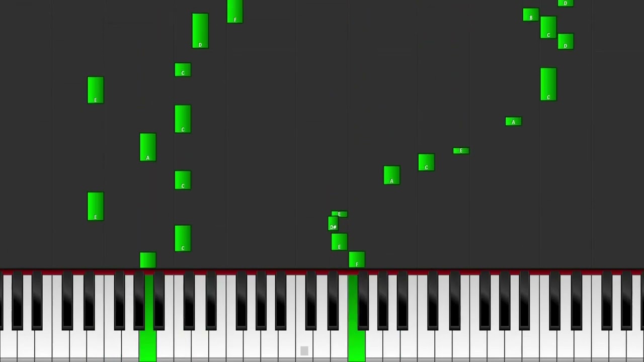 Rush E On Piano Youtube