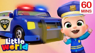 Police Car Song | Safety | + More Kids Songs & Nursery Rhymes by Little World