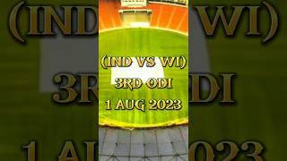 INDIA 🇮🇳 vs WEST INDIES 3RD ODI || 01 AUG 2023 || #youtubeshorts #trending #viral #ytshorts #shorts
