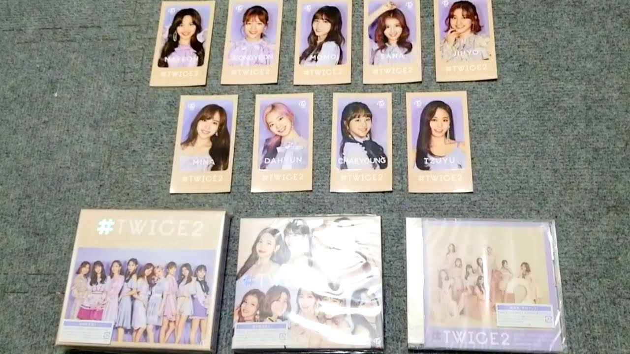 TWICE JAPAN 2nd BEST ALBUM "#TWICE2" Unboxing (All Versions) - YouTube