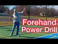 How To DRAMATICALLY Increase Your Forehand POWER (Tennis Technique Explained)