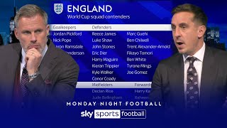 Jamie Carragher & Gary Neville debate England's potential World Cup line up & Southgate's future