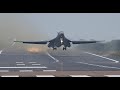 Earth Shaking USAF B-1 Bombers first mission from RAF Fairford UK  SPICY21 flight 30th May 2023