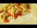 Linguine with Tuna and Cherry Tomatoes