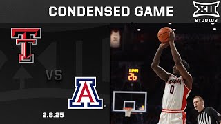 #13 Texas Tech vs. #20 Arizona Condensed Game | 2024-25 Big 12 Men's Basketball