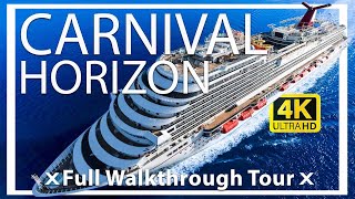 Carnival Horizon | Full Walkthrough  Ship Tour & Review | Amazing For Kids | Carnival Cruise Lines