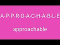 approachable definition u0026 meaning