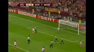 Atletico de Madrid  1   0 Athletic Gol del Falcao Final UEFA Europa League 2012