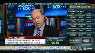 CNBC, 09/24/10, Hedge Fund Great, David Tepper, stocks will go up (1 of 4)