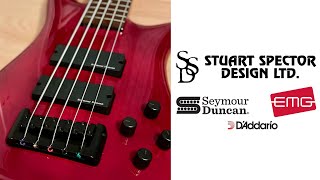 Spector SSD NS-5CR w/ Seymour Duncan SSB-5 pickups and EMG BTS