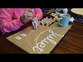 diy cricut name sign wood round nursery room sign