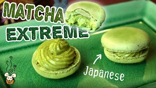 MATCHA Macarons Recipe EXTREME - How To Make Japanese Fluffy Love MELTING