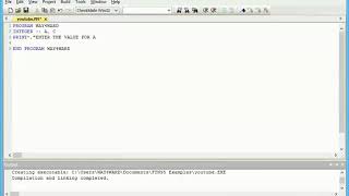 FORTRAN TUTORIAL 5 (DO LOOPS)