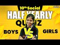 10th Social | Important 1 Mark Quiz | Half Yearly 2024 | Shravanee Ma'am