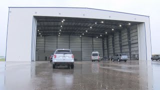 Shoals Economic Development Authority finishes hangar at airport