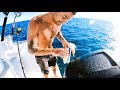 CAMPING ON THE BOAT EATING WHAT YOU CATCH Insane Night Fishing (Part 1) - Ep 105