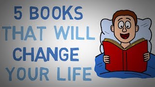 5 Books You MUST READ - Life Changing Book Recommendations (animated)