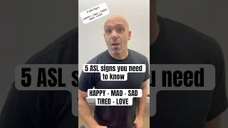 Five basic ASL signs #SignWithJP #ASL #Signlanguage #LearnSignlanguage ￼