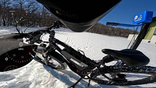 🥶☃️ WINTER MTB RIDE 🚲🏂 🌞 LOST KEYS 🔑🤔🤞 WHITETAIL RIDGE 🏔️ Bafang G62⚙️ @FlipskyTech⚡ 26F🌡️🥶