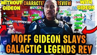 Moff Gideon Counters Galactic Legends Rey HARD - New Ultimate Plug N' Play - SWGoH Character Review