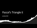 [SOLVED!] Pascal's Triangle II - LeetCode 119 - Java