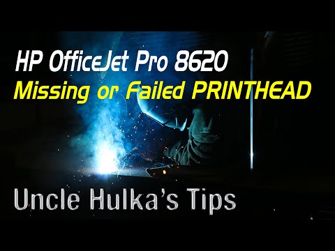 Принтер HP OfficeJet Pro 8620 — Печатающая головка отсутствует или неисправна