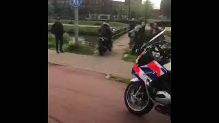 Gilera Runner 180cc escape politie