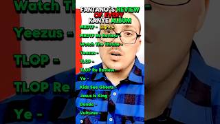 Fantano’s Review of Every Kanye Album #rap #hiphop #theneedledrop #fantano #kany