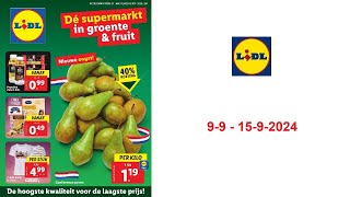 Lidl folder (NL) - van 9-9-2024 t/m 15-9-2024