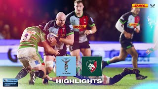 Premiership Highlights: Last minute drama at The Stoop for Harlequins v Leicester Tigers