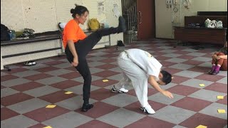 （Vol.2）240303 沖縄那覇市　カポエイラ小禄南公民館練習 capoeira training in Oroku Community Center, Okinawa