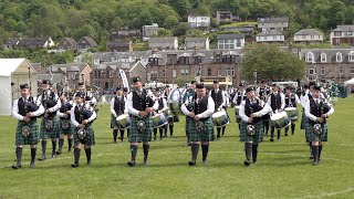 First place for Kilbarchan Pipe Band in Grade 4B finals at 2022 British Pipe Band Championships