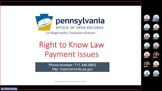 RTKL and Payment Issues - 8/9/2023