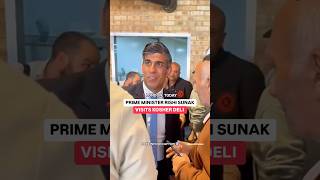 EXCLUSIVE footage 🎥 Prime Minister Rishi Sunak visited Kosher deli in North London today