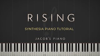 Rising \\ Jacob's Piano \\ Synthesia Piano Tutorial