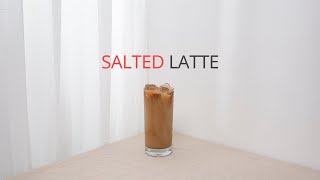 편식 홈 카페(Home Cafe) 솔티드 라떼 레시피 Home Cafe Recipe SALTED LATTE