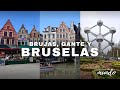 BRUJAS, GANTE Y BRUSELAS - Vlog de viaje combinado en tren por Bélgica