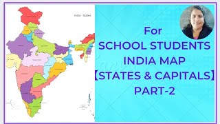 INDIA MAP PART =2   INDIAN STATES \u0026 CAPITALS 【ଭାରତର ବିଭିନ୍ନ ରାଜ୍ୟ ଓ ସେମାନଙ୍କର ରାଜଧାନୀ】