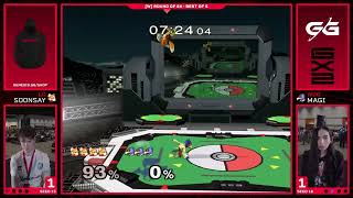 LG | Soonsay (Fox) vs woo | Magi (Falco) - Winners Top 64 - MELEE SINGLES | GX2