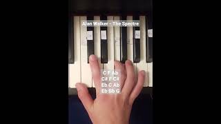 Alan Walker - The Spectre - piano tutorial